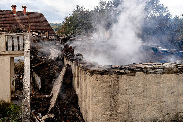 Professional Soot Cleanup technician working in Oreland, PA